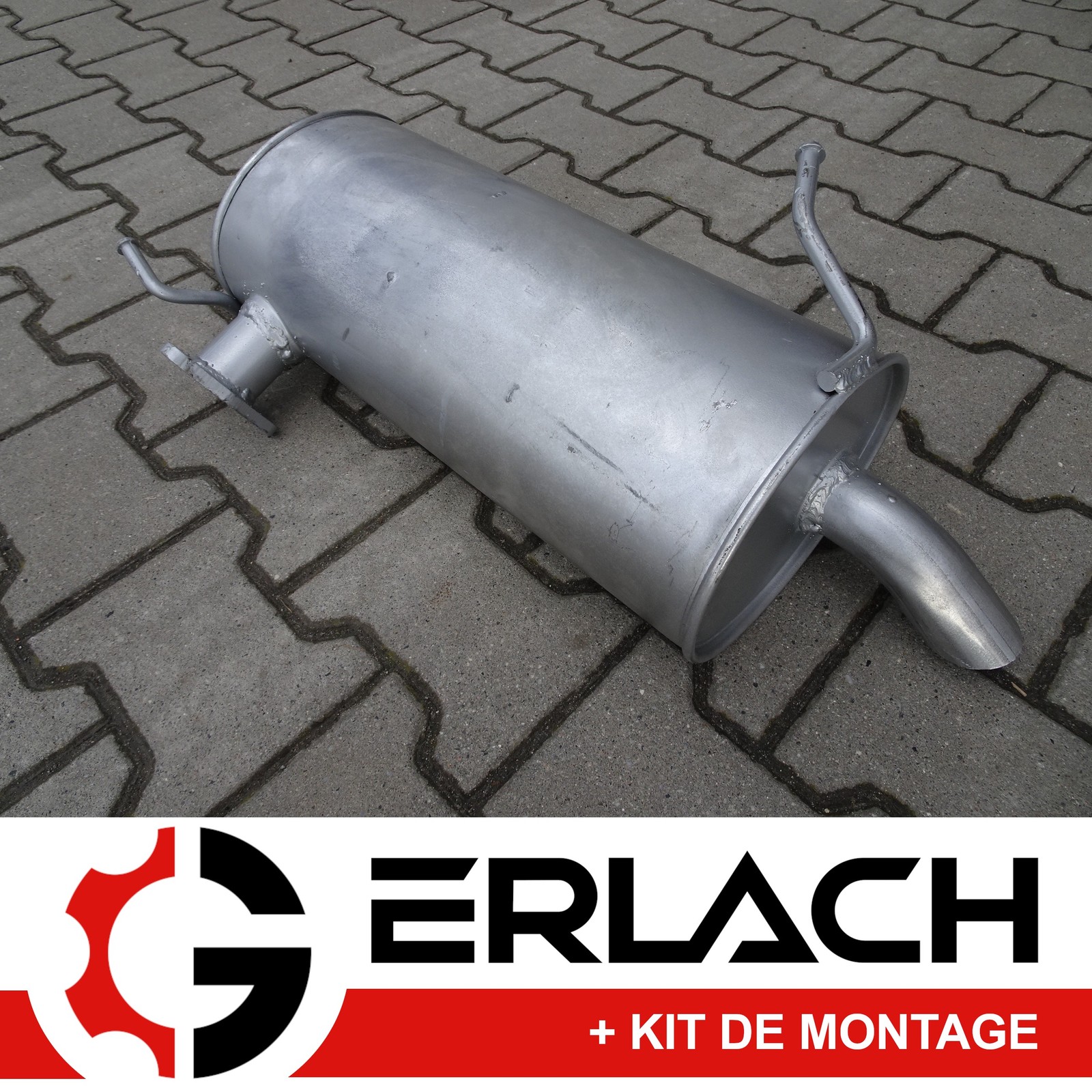 Silencieux arrière Mitsubishi Outlander III 2.0 finition acier premium anti-vibrations 5692
