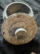 Antique Millstone For Grinding And Cooking Korean Rough Textured ￼ Stone Dolaot