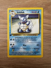 Pokémon Karte Schillok 1. Edition Basis Base Set Deutsch 42/102 Selten TOP