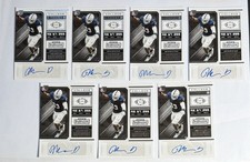 2018 Panini Contenders Draft Picks Ticket Marcus Davenport RC Auto (7x) Cards