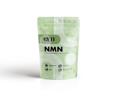 60 g NMN Pulver kaufen - Nicotinamid Mononukleotid - GYTI NMN - mit Messlöffel
