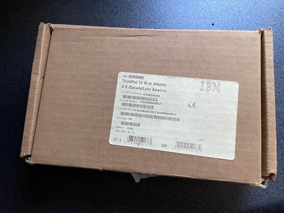 Adaptador de CA IBM 02K6699 ThinkPad 72W Foto 2 de 4