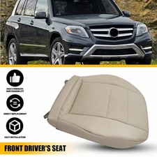 For 2008-2015 Mercedes Benz GLK250 GLK350 Driver Bottom Leather Seat Cover Tan V