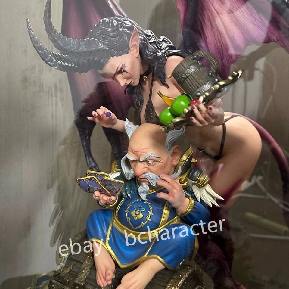 Mayfly Studio World of Warcraft WOW Warlock + Succubus 1/4 Estatua Coleccionable modelo Foto 4 de 4