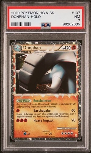Donphan graded PSA 7 for sale on eBay
