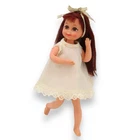 Vintage CHRIS Doll 1966 Tutti Todd Friend #3570 Brunette Red Outfit Dress Mattel