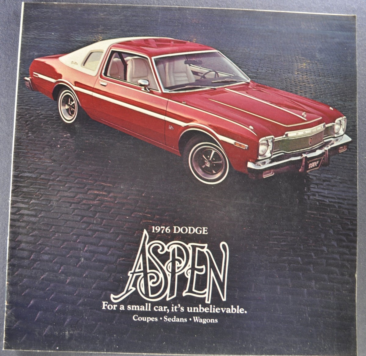 1976 Dodge Aspen Brochure R/T SE Coupe Sedan Wagon Excellent