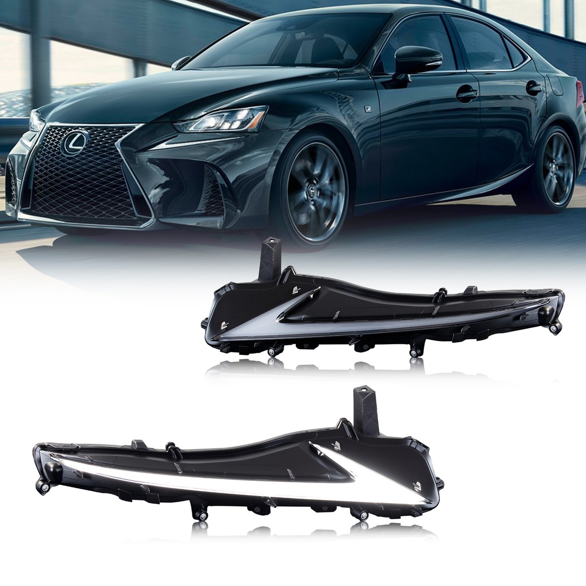 LED Daytime Running Light For Lexus IS250 IS350 IS200t ISF 17-20