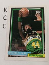 1992 Topps NBA #79 Michael Cage Seattle Supersonics