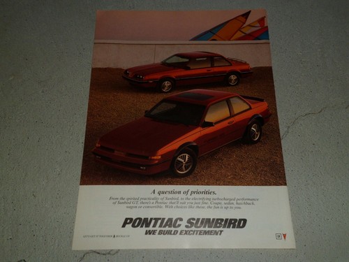 VARIOUS PONTIAC SUNBIRD SUNFIRE 2000 6000 AD / ARTICLES COLOR - Foto 2 di 14