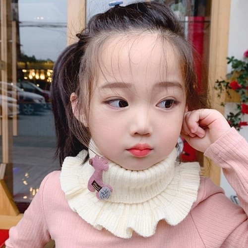 Winter Neck Warmer for Kids Children Boy Girl Woolen Knitted Warm Crochet Scarf. - Picture 17 of 30
