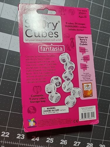 New Rory’s Story Cubes - Fantasia - 9 Cubes, 54 Images w/ Storage Bag - Picture 4 of 7