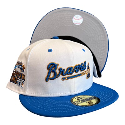 New Era Atlanta Braves 59FIFTY Fitted Hat 2000 All Star Game Patch Size 7 1/2