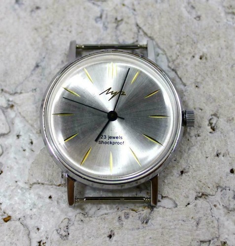 Luch 2209 Wrist Mens Watch Soviet 23 Jewels USSR Rare Serviced Gift Idea - 第 1/7 張圖片