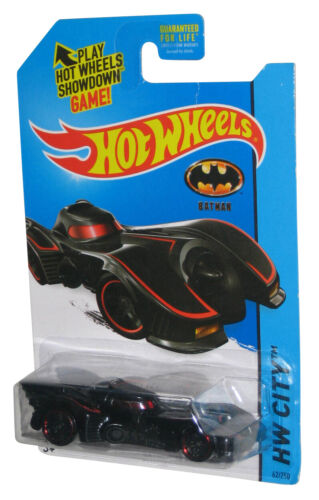 Dc Comics Batman Hot Wheels Hw Ville Batmobile Jouet Voiture 62/250 - Zdjęcie 1 z 1