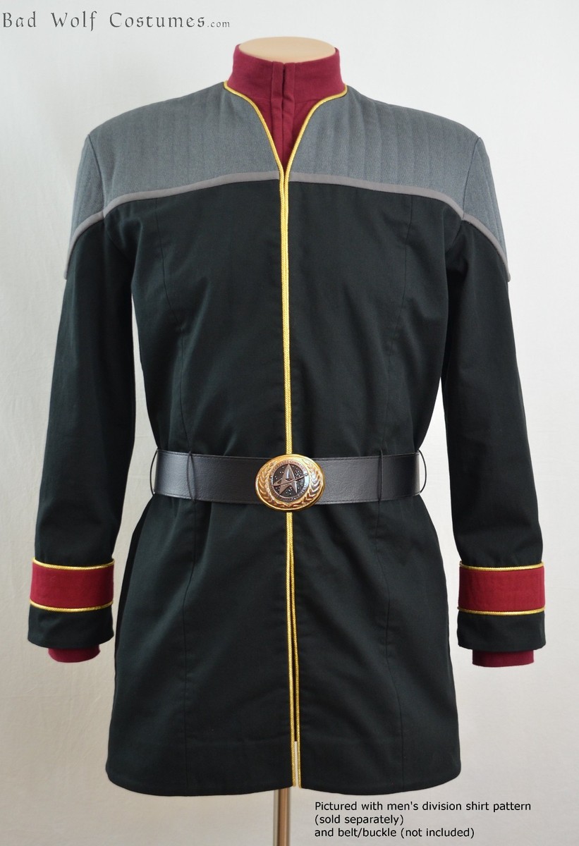 Star Trek Sewing Pattern - Starfleet admiral jacket - DS9, Nemesis