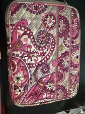 VERA BRADLEY 9 X 7, PINK PAISLEY KINDLE/TABLET CASE- Exc