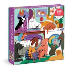 Laundry Dogs 500 Piece Jigsaw Puzzle Galison New