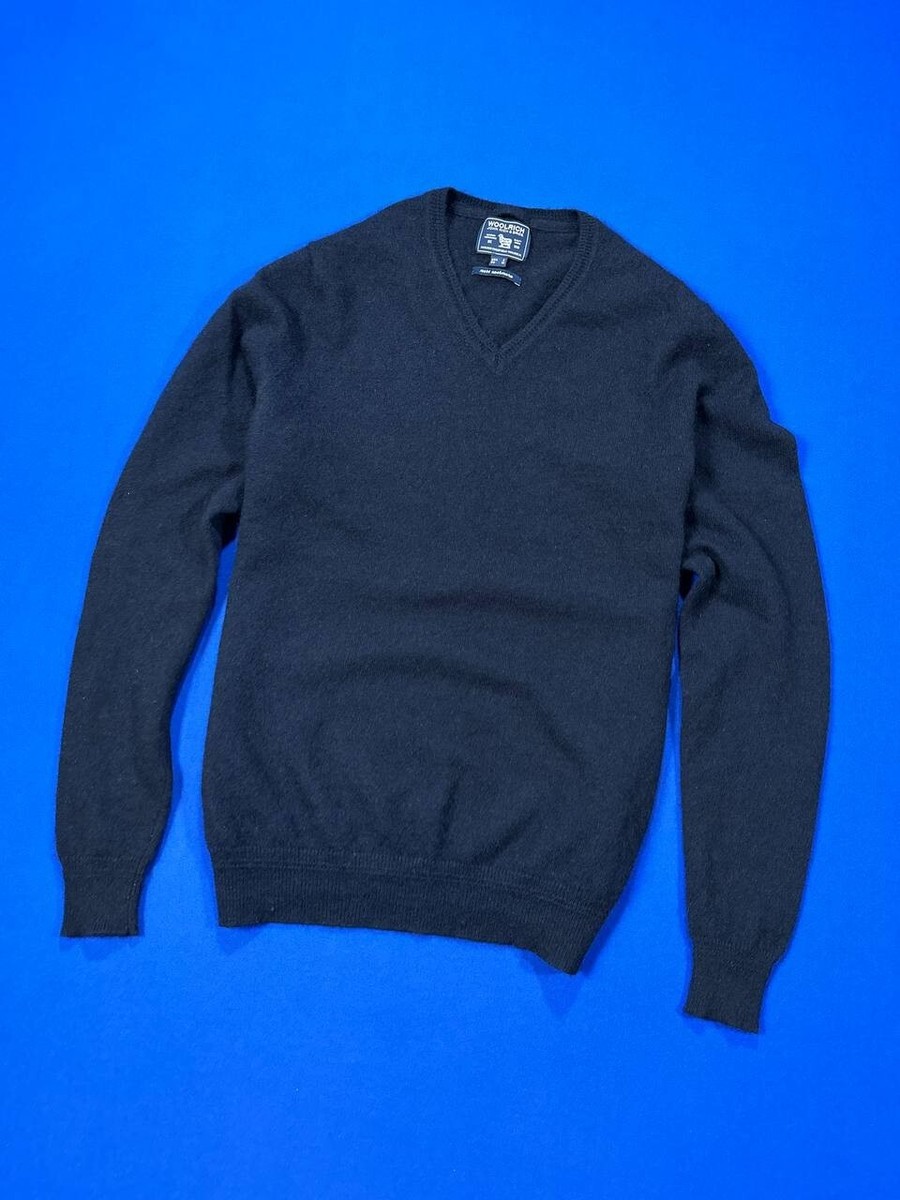 Woolrich men’s cashmere V-neck sweater SZ M