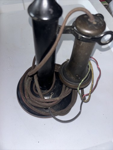 Vintage 1904 American Bell Candle Stick Telephone Unknown Model # - Picture 2 of 14