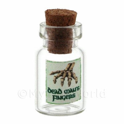 Dolls House Miniature Dead Mans Fingers Magic Storage Jar 