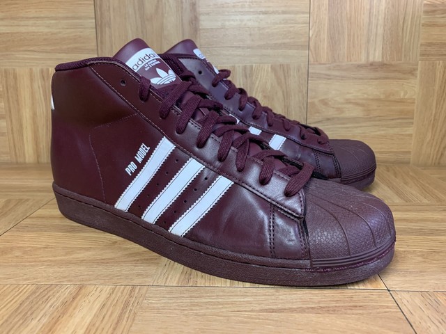 adidas pro model maroon