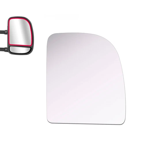 Upper Mirror Glass Fits 2004-2011 Ford E-Series Econoline Right Side Adhesive