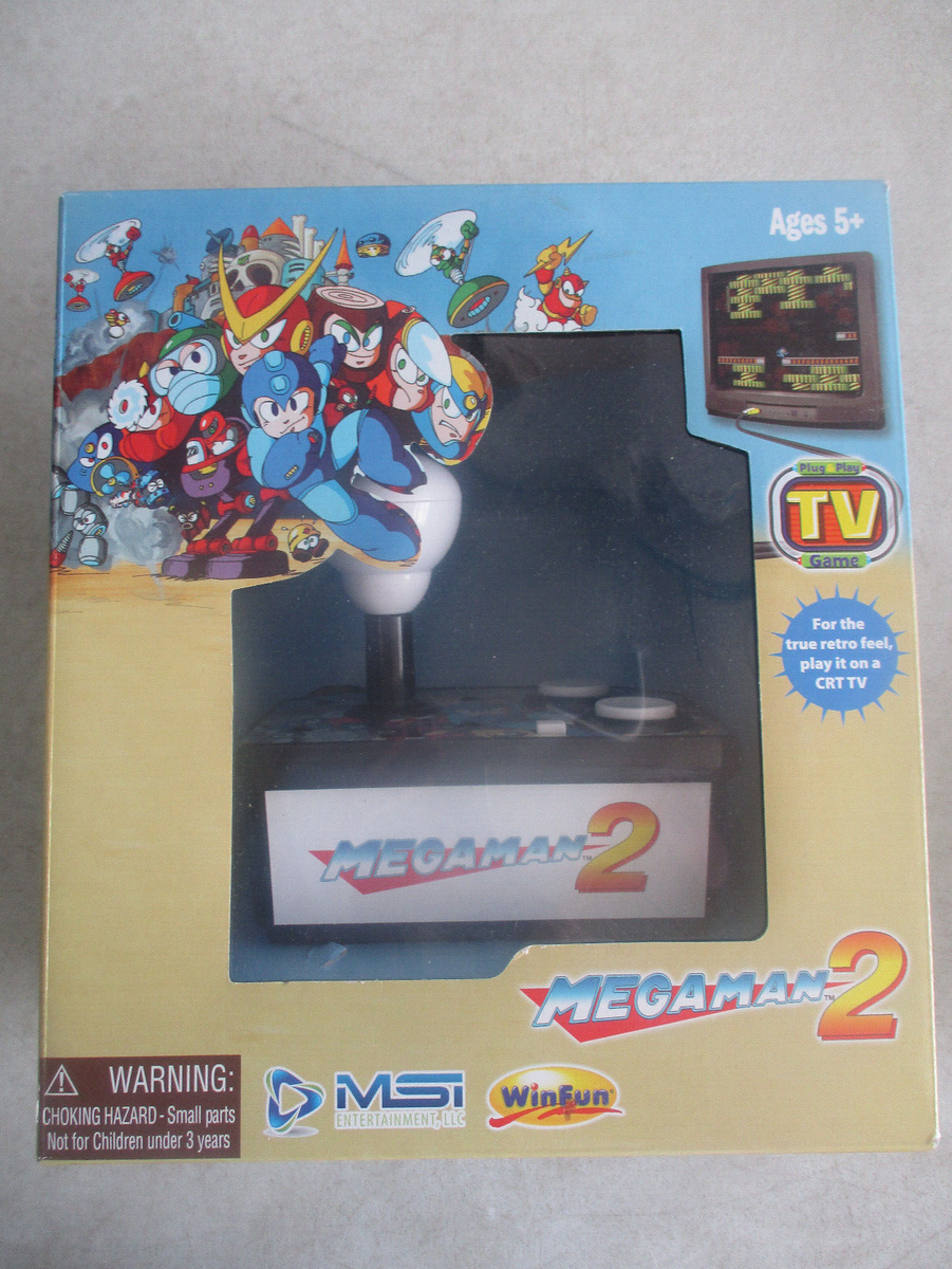 MIB MEGAMAN 2 PLUG & PLAY TV GAME CONSOLE CAPCOM WINFUN MSI for