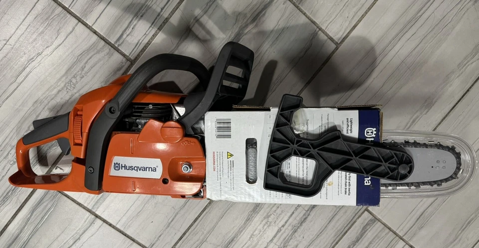 Husqvarna 435E-II 16" 2-Stroke 40.9cc X-TORQ Gas-Powered Chainsaw - Orange - NEW - Image 2 of 3