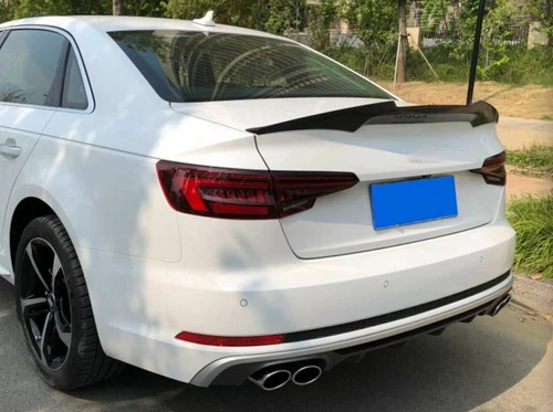For A5 S5 B9 17 18 19 4 Door Real Carbon Fiber M4 Rear Trunk Spoiler Wing - Picture 4 of 12
