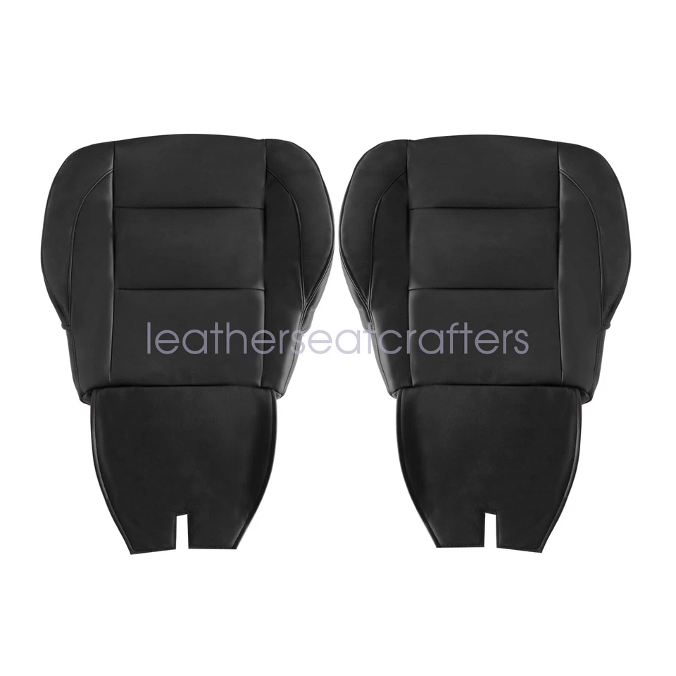 Cubierta de asiento de cuero negra para conductor y pasajero Nissan Titan 2005-2015 Foto 3 de 4