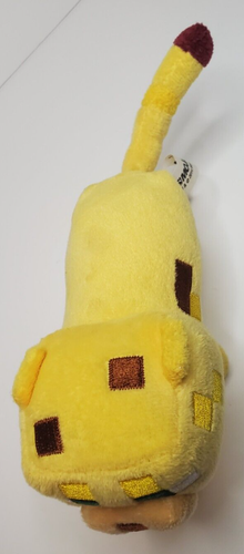 Minecraft Ocelot Cat Plush Mojang Yellow Stuffed Animal Toy Soft 7" 2014 - Picture 5 of 12