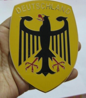 Deutschland Crest VW Split Oval Bug Heb Käfer Badgedeutschland Kapuze