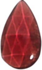 Faceted Glass Jewel 40x24mm Teardrop for Stained Glass Art Craft Jewelry Hobby