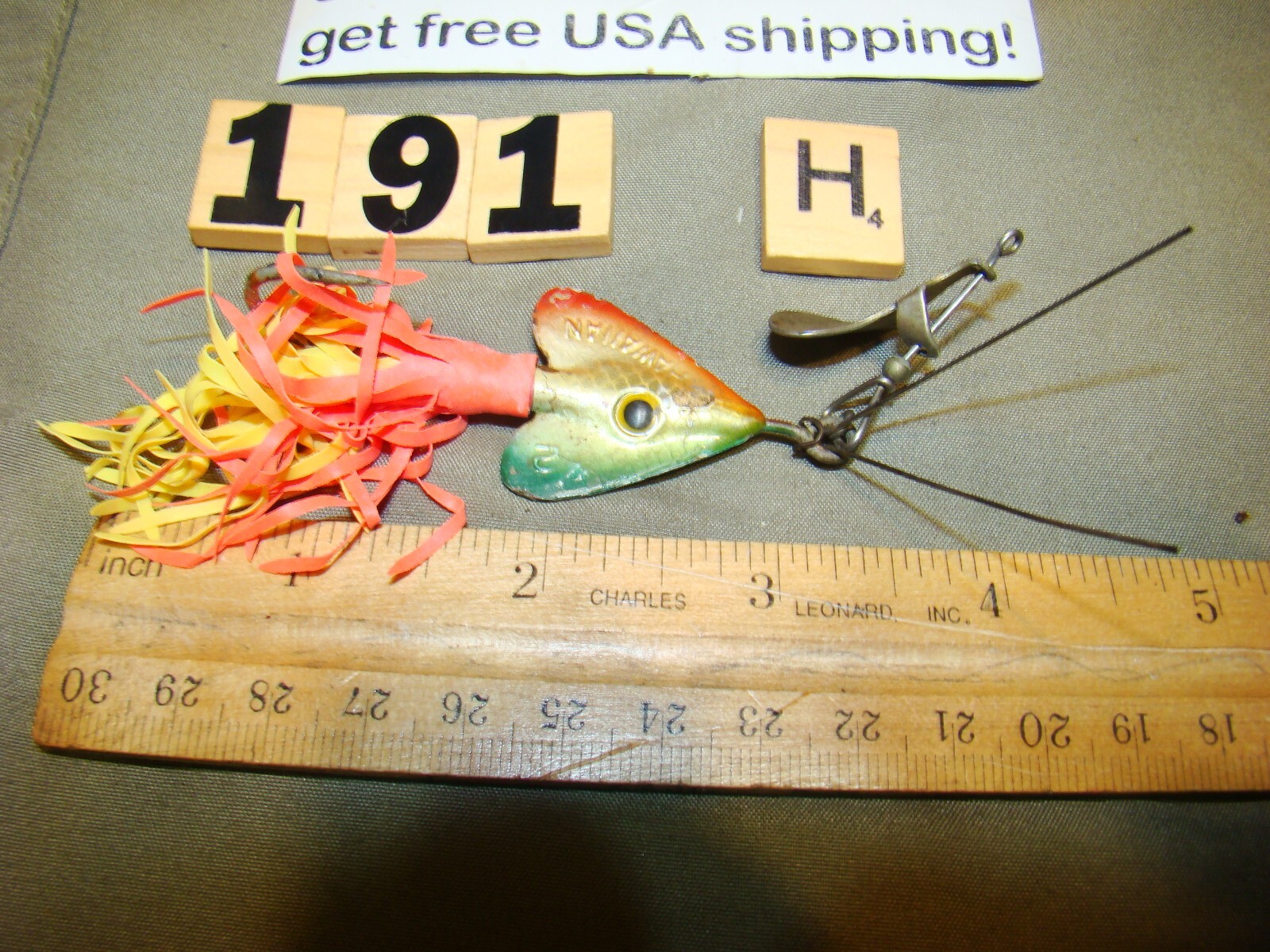 V0191 H ARBOGAST HAWAIIAN WIGGLER FISHING LURE eBay