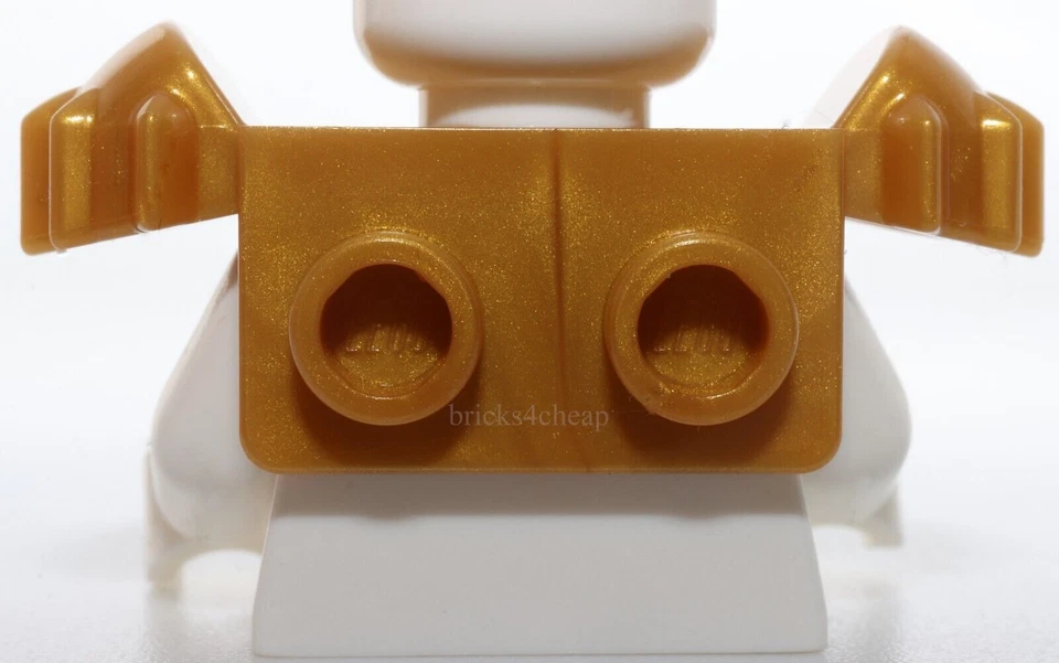 Lego Perla Oro Armadura Pechera con Almohadillas para los Hombros Tachuelas Delanteras y 2 Tachuelas Traseras Foto 3 de 3