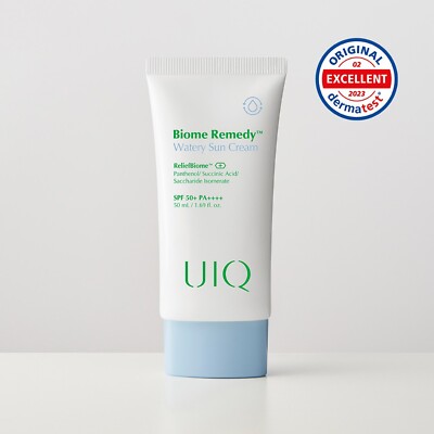 UIQ Biome Remedy  Watery Sun Cream 1.69oz / 50ml SPF50+ PA++++ K-Beauty