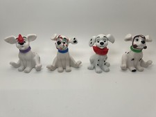 1996 McDonald  s Happy Meal Toy 101 Dalmatians, Lot Of 4 Sitting Back Paws