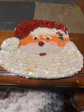 Vintage Santa Sequin Purse