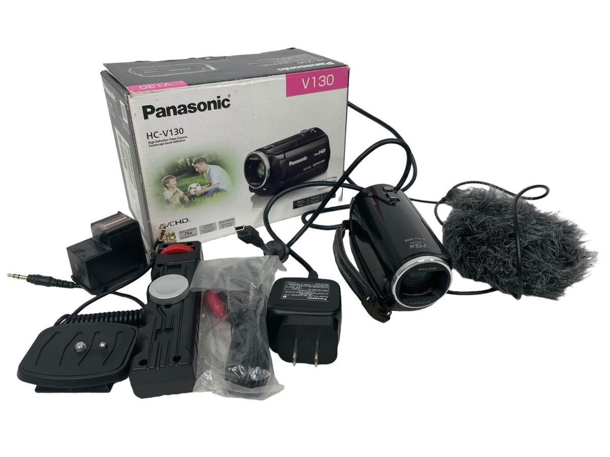 Caméscope Panasonic HC-V160 Full HD – Compact, Zoom 38x Et écran LCD, état Impeccable
