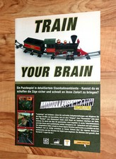 Modelleisenbahn Simulator Vintage Werbeblatt Poster Ad Werbung PC Windows