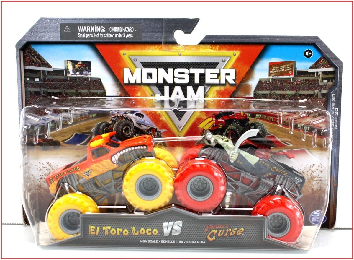 新品★V系★バロックvs vistlip★ピック★ストラップ★2点セット 2 TRUCKS - Monster Jam EL TORO LOCO vs PIRATE'S CURSE - Series 30