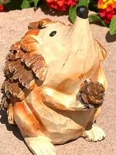 Pinecone Hedgehog Fall Autumn Table Decor Collectible