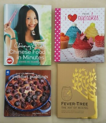Cook Book Bundle Ching-He Huang, Sara Paston-Williams, Next cup cakes, FeverTree
