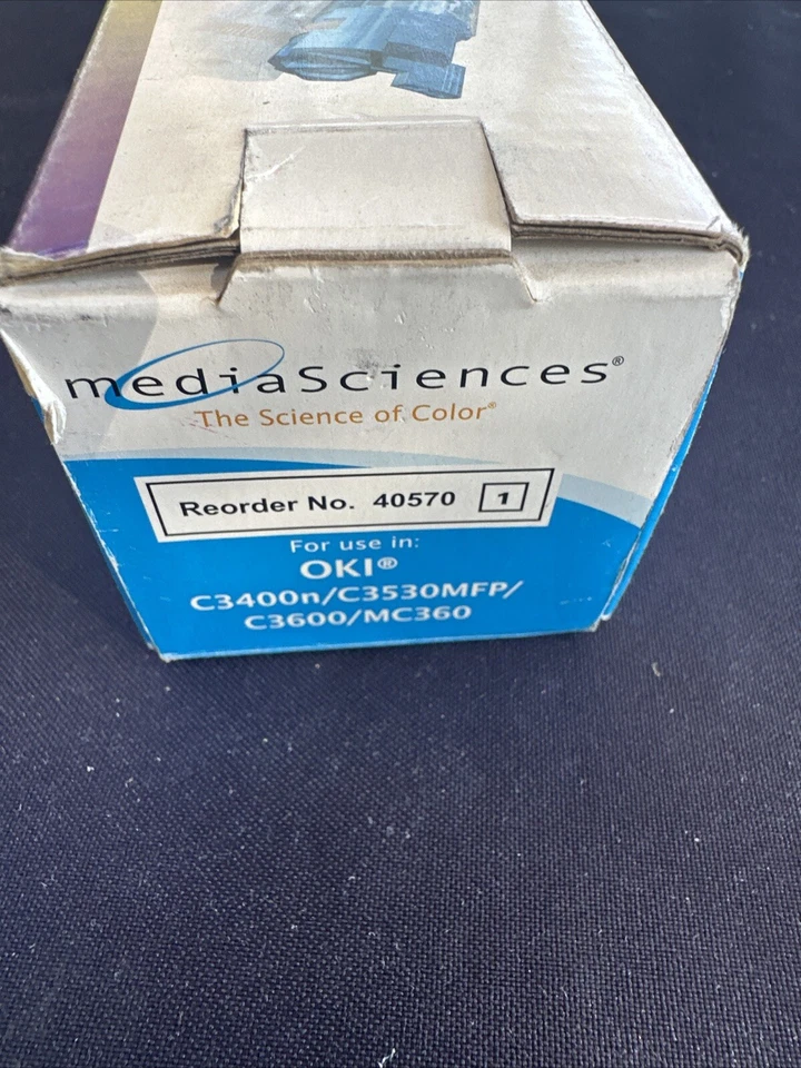 Cartucho de tóner Media Sciences, OKI C3400n/C3530MFP/C3600 - Negro Foto 3 de 3