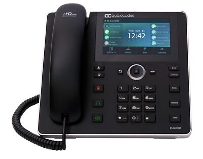 AudioCodes C450HD IP-Telefon Schwarz 8 Leitungen TFT WLAN (AUDIOCODES IPC450HDEG-DBW