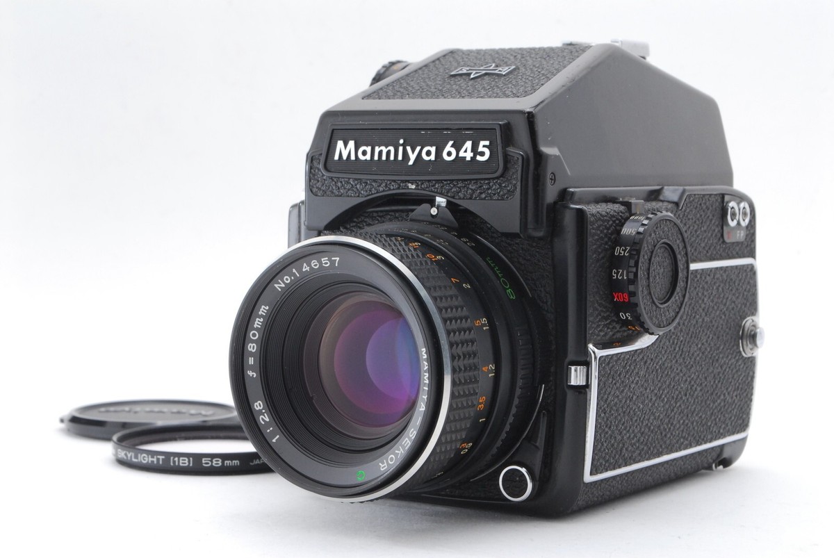 Mamiya 645 1000S フィルムカメラ Sekor 80mm EXC+5] Mamiya M645 1000S Film Camera SEKOR C 80mm F2.8 Lens