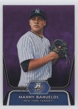 2012 Bowman Platinum Prospects Retail Purple Refractor Manny Banuelos #BPP3 10q4