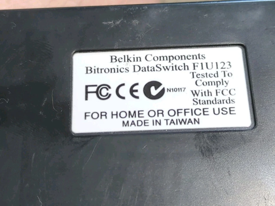 Belkin F1U123 Bitronics Data Switch 3 Parallel Port W/Beltronic Cable - Image 3 of 4