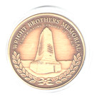 1903 Wright Brothers Memorial First Flight Kitty Hawk NC 39 mm Medal w/COA — photo 2